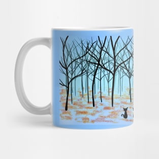 Winter forest Mug